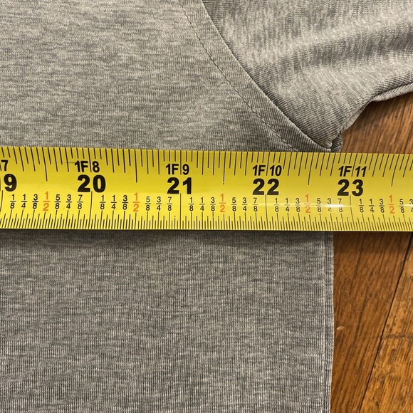 FootJoy Golf Polo Athletic Fit Mens Large Shirt Gray- Lavender White Stripe Logo - Picture 6 of 12